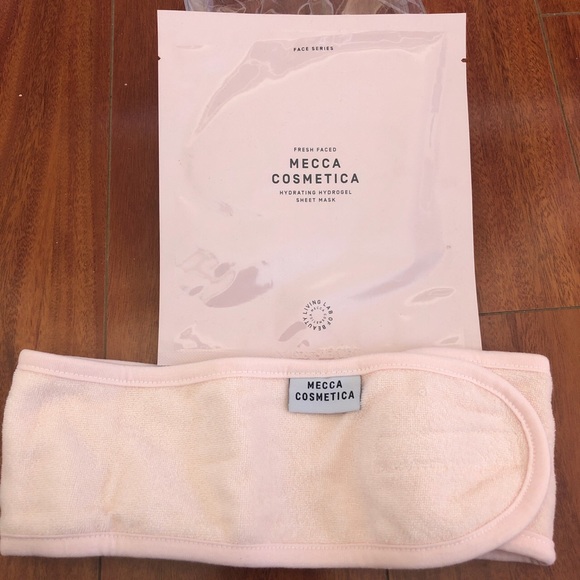mecca Other - Mecca Cosmetica Terry Headband + Face Sheet Mask
